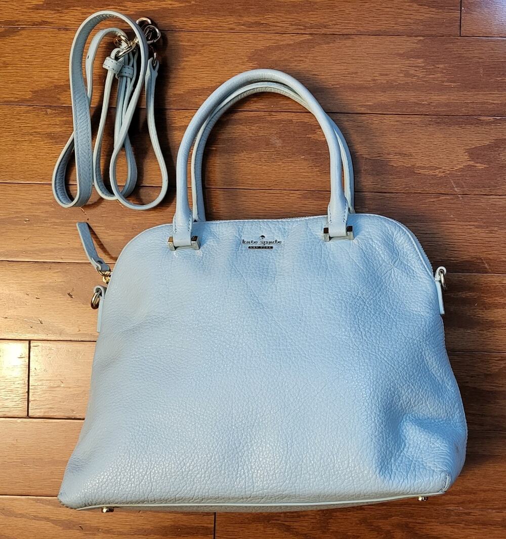 Kate Spade New York Staci Dome Saffiano Women's Crossbody Handbag Light Teal